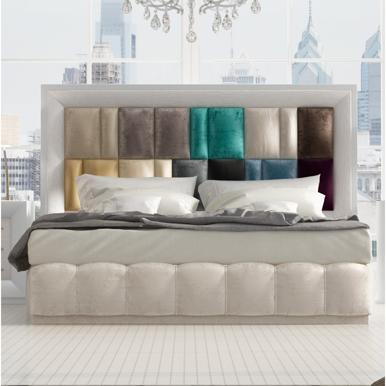 Hispania Home London Upholstered Bed Wayfair Canada